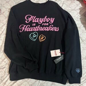 Playboy x Pacsun limited edition Heartbreakers Crewneck 🩷🩵